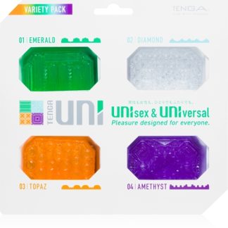 TengaUni Variety pack set di masturbatori Amethyst 4 pz
