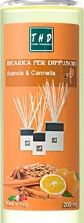 THDRicarica Arancia & Cannella ricarica per diffusori di aromi 200 ml