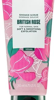 The Body ShopBritish Rose Shower Scrub scrub delicato corpo con aroma di rose 200 ml