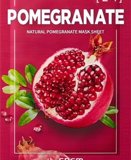 The SaemNatural Mask Sheet Pomegranate maschera in tessuto effetto lifting e illuminante21 ml
