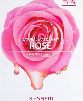 The SaemNatural Mask Sheet Rose maschera in tessuto idratante e rivitalizzante21 ml