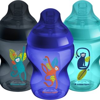Tommee TippeeCloser To Nature Anti-colic Jungle biberon Slow Flow Blue 0m+ 3x260 ml