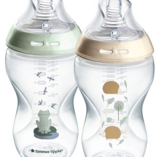 Tommee TippeeNatural Start Anti-Colic biberon autosterilizzante Nature Medium Flow 3 m+ 2x340 ml