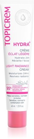 TopicremHydra+ crema giorno idratante leggera per pelli sensibili normali e miste 40 ml