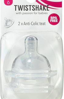 TwistshakeAnti-Colic Teat tettarella per biberon Small 0m+ 2 pz