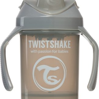 TwistshakeTraining Cup Grey bicchiere salvagoccia 4 m+ 230 ml
