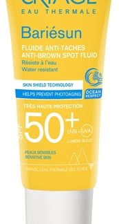 UriageBariésun Anti-Brown Spot Fluid SPF 50+ lozione protettiva ad alta protezione UV 40 ml