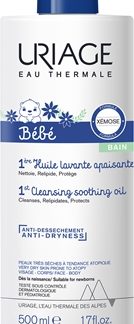 UriageBébé 1st Cleansing Soothing Oil olio detergente lenitivo per pelli secche e atopiche 500 ml