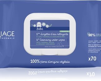UriageBébé 1st Cleansing Wipes salviette detergenti per bambini 70 pz