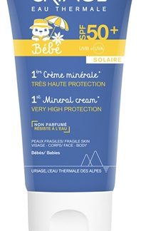UriageBébé 1st Mineral Cream SPF 50+ crema abbronzante minerale SPF 50+ 50 ml