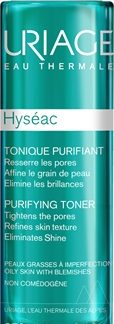UriageHyséac Purifying Toner lozione tonica detergente per la riduzione del sebo in eccesso e dei pori dilatati con AHA Acids250 ml