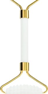 VenocWhite Marble Acupressure Roller rullo per massaggi per il viso1 pz
