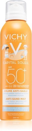 VichyCapital Soleil spray protettivo delicato anti-sabbia per bambini SPF 50+200 ml