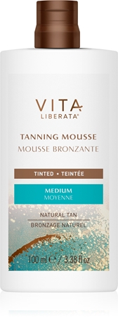 Vita LiberataTanning Mousse Tinted mousse autoabbronzante per il corpo colore Medium 100 ml