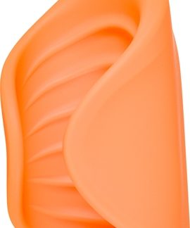 VushSol Vibrating Stroker Masturbatore maschile con vibrazione Orange 8.7 cm