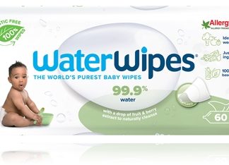 Water WipesBaby Wipes Soapberry salviette umidificate per bambini 60 pz