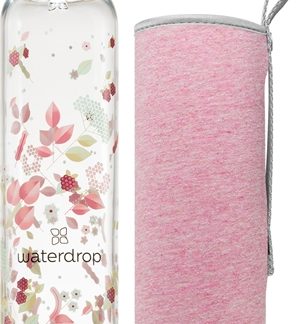 WaterdropGlass Edition bottiglia d'acqua in vetro Flair 600 ml