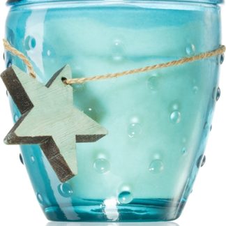 Wax DesignRecycled Glass Mediterranean candela profumata 9 cm