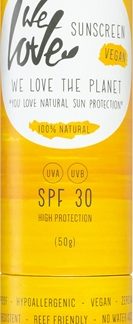 We Love The PlanetYou Love Natural Sun Protection crema abbronzante in stick SPF 30 naturale 50 g