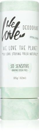 We Love The PlanetYou Love Staying Fresh Naturally So Sensitive deodorante solido Naturale 65 g