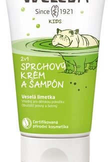 WeledaKids Cheerful Lime crema e shampoo doccia per bambini 2 in 1 150 ml