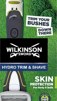 Wilkinson SwordHydro Trim and Shave Skin Protection For Body and Balls rasoio elettrico 1 pz