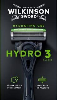 Wilkinson SwordHydro3 Skin Protection Black Edition rasoio 1 pz