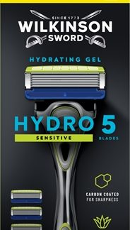 Wilkinson SwordHydro5 Skin Protection Sensitive rasoio + testina di ricambio 1 pz