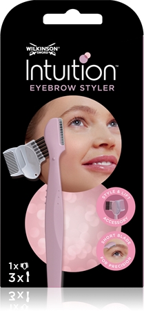 Wilkinson SwordIntuition Eyebrow Styler rasoio per depilazione femminile per sopracciglia3 pz