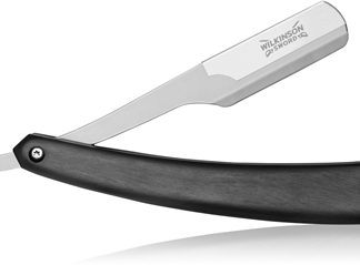 Wilkinson SwordPremium Collection Cut Throat rasoio classico + lamette di ricambio 1 pz