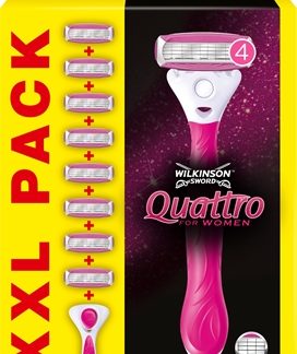 Wilkinson SwordQuattro for Women Aloe & Vit. E lame di ricambio 8