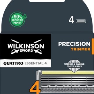 Wilkinson SwordQuattro Titanium Precision lame di ricambio 4 pz