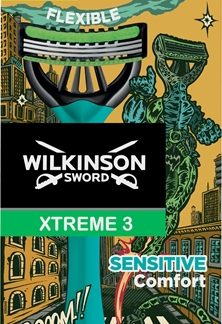 Wilkinson SwordXtreme 3 Sensitive Comfort (limited edition) rasoi monouso per uomo 4 pz