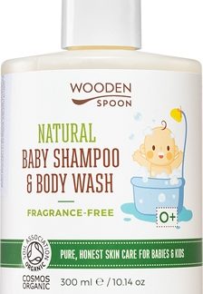 WoodenSpoonNatural shampoo e doccia gel per bambini senza profumazione 300 ml