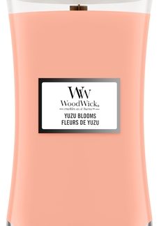 WoodwickYuzu Blooms candela profumata con stoppino in legno 609 g