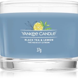 Yankee CandleBlack Tea & Lemon candela votiva glass 37 g