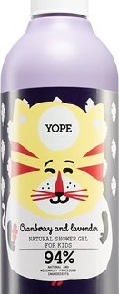 YopeCranberry & Lavender gel doccia idratante intenso per bambini 400 ml