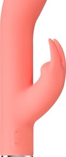 You2ToysPeachy Mini Rabbit vibratore con stimolatore clitorideo 16,5 cm