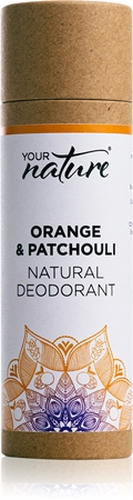 Your NatureNatural Deodorant deodorante solido Orange & Patchouli 70 g