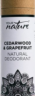 Your NatureNatural Deodorant deodorante solido Cedarwood & Grapefruit 70 g