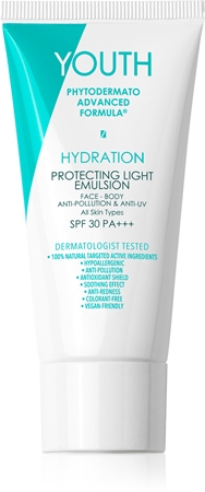 YOUTHHydration Protecting Light Emulsion crema protettiva per viso e corpo SPF 30 50 ml