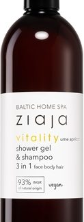 ZiajaBaltic Home Spa Vitality gel doccia per viso, corpo e capelli 500 ml
