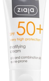 Ziaja MedProtecting UVA + UVB crema abbronzante opacizzante viso SPF 50+ 50 ml