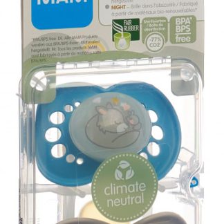 MAM Night Nuggi Kautschuk 6-16 Monate 2 Stk