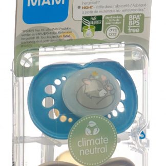 MAM Night Nuggi Kautschuk 16-36 Monate 2 Stk