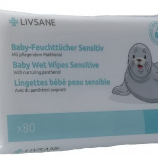 Livsane Baby-Feuchttücher Sensitiv 80 Stk