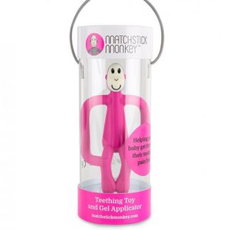 Matchstick Monkey Teething Toy pink