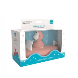 Matchstick Monkey Bathtime Boat Set dusty pink x 2Stk