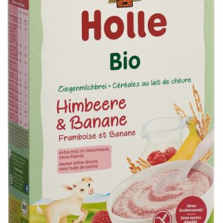 Holle Milchbrei aus Ziegenmilch Himbeere und Banane Bio 200 g