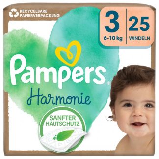 Pampers Harmonie Gr3 6-10kg Midi Single Pack 25 Stk